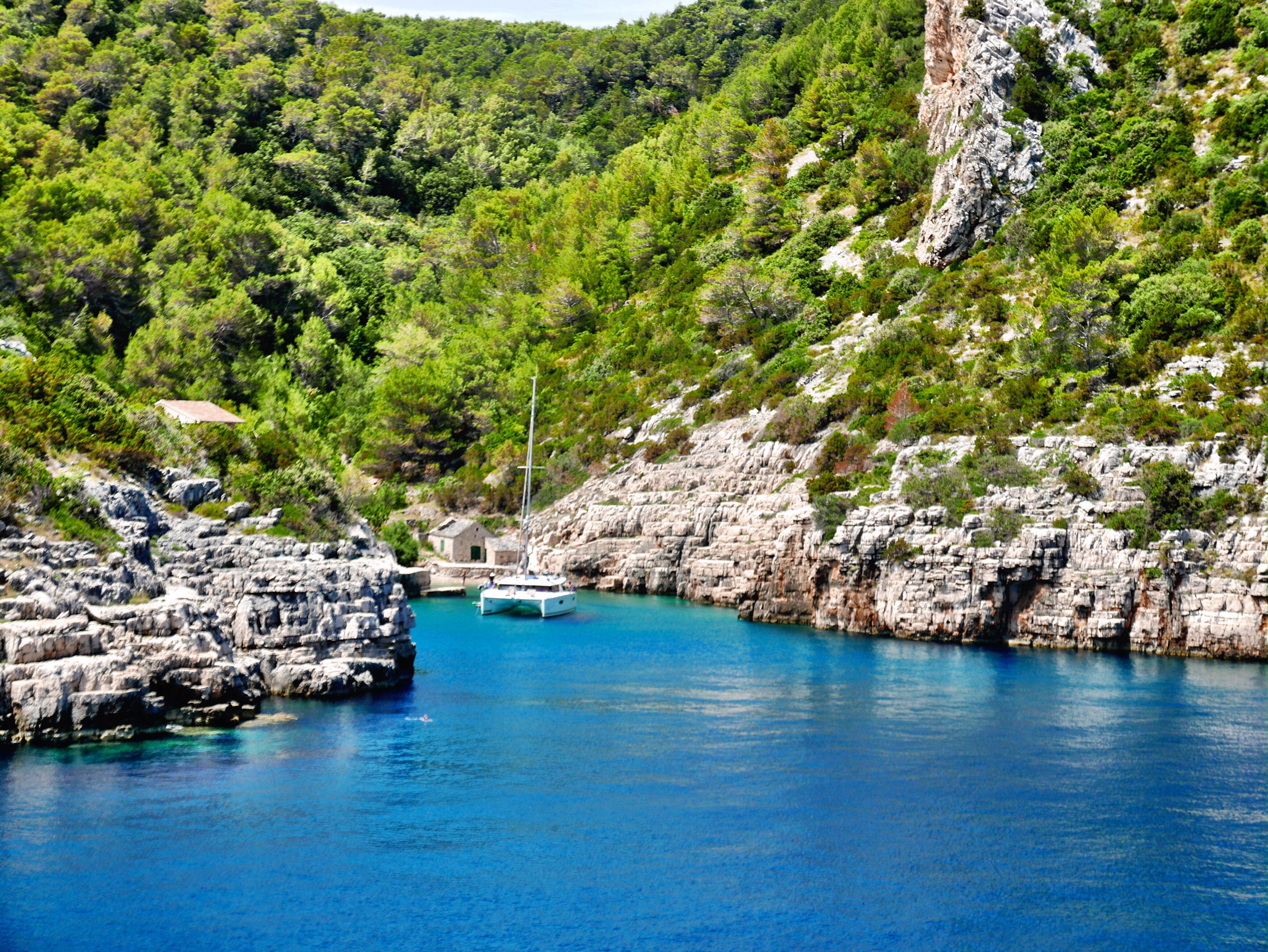 Blue harbors of Croatia