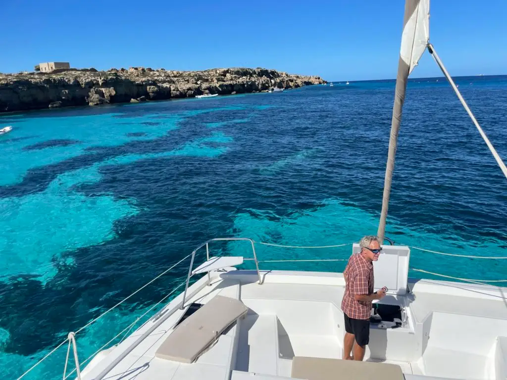 Clear waters of Egadi Islands