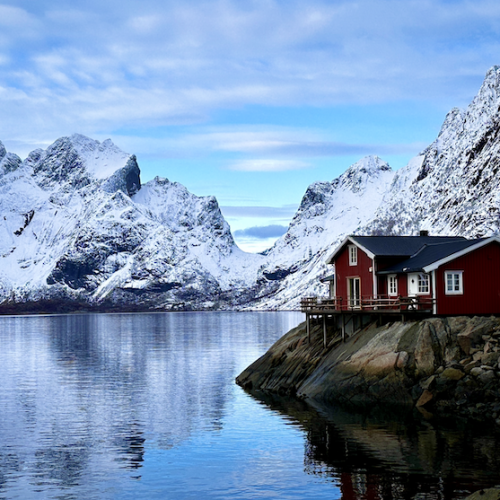 Winter in Reine